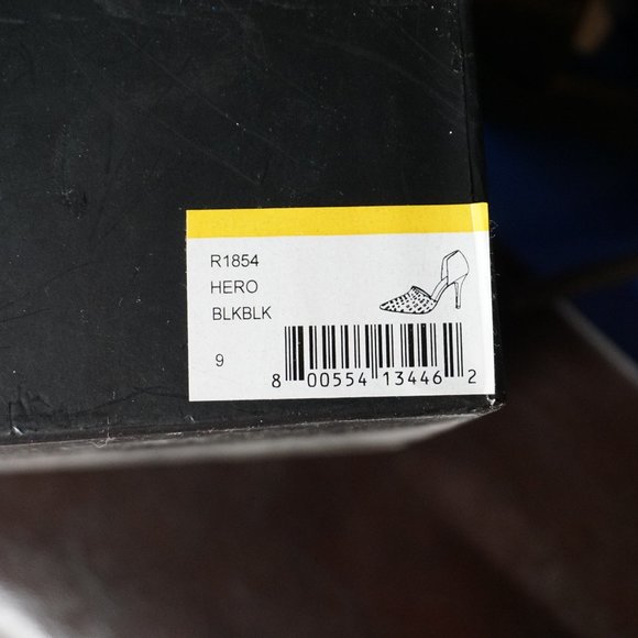 Joe's Jeans Hero Black Leather Stiletto Pointed High Heels NWT - Picture 9 of 9